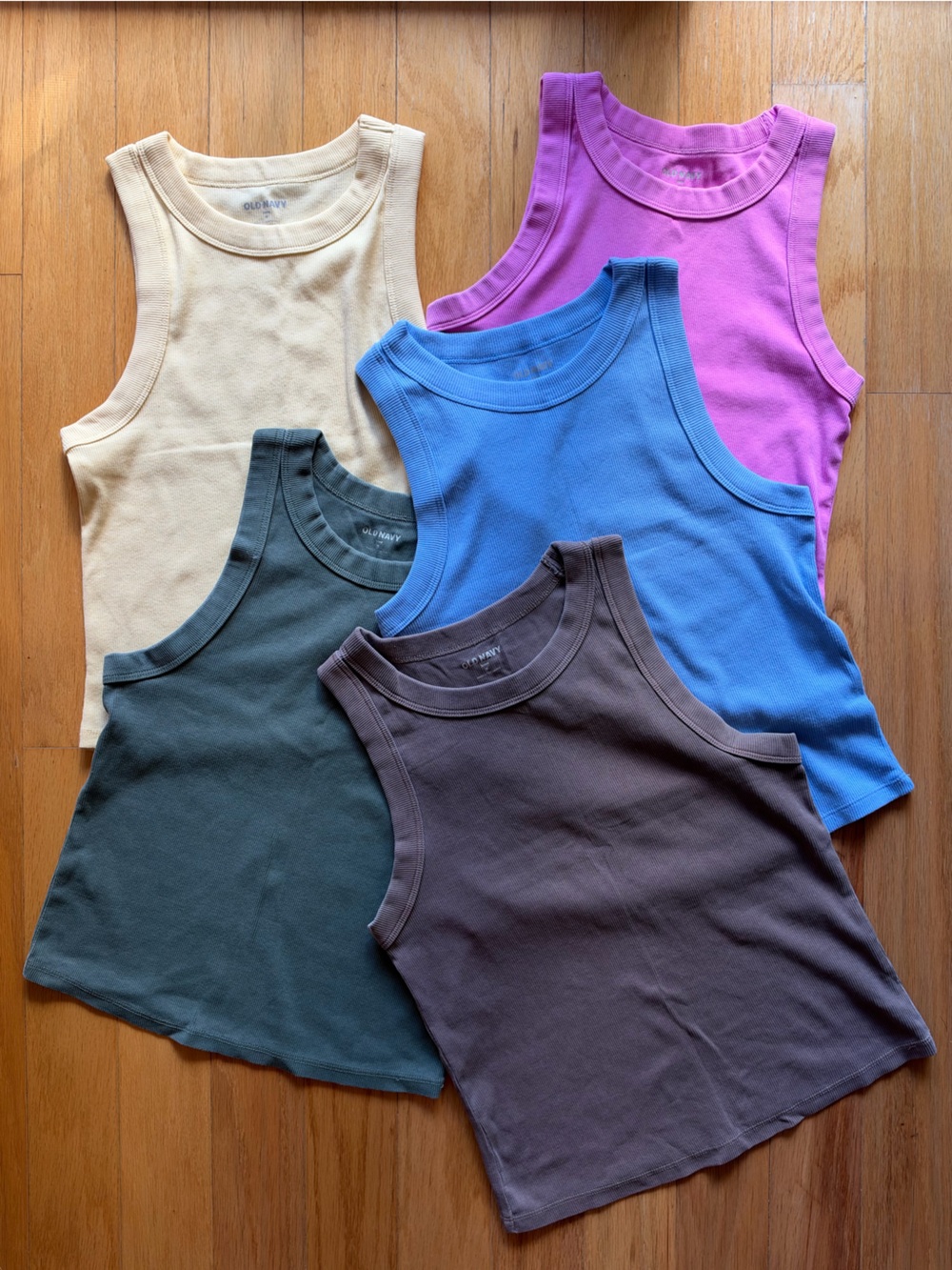 Old Navy Women’s Snug Cropped Tank Tops